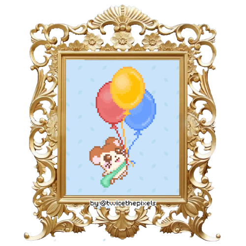 Hamtaro and balloons